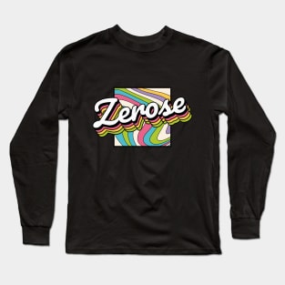 Zero base one zerose fandom name typography text | Morcaworks Long Sleeve T-Shirt